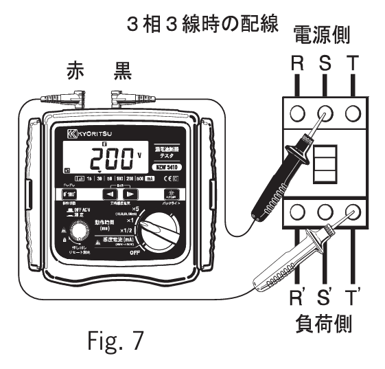 漏電遮断器テスタ(共立電気)